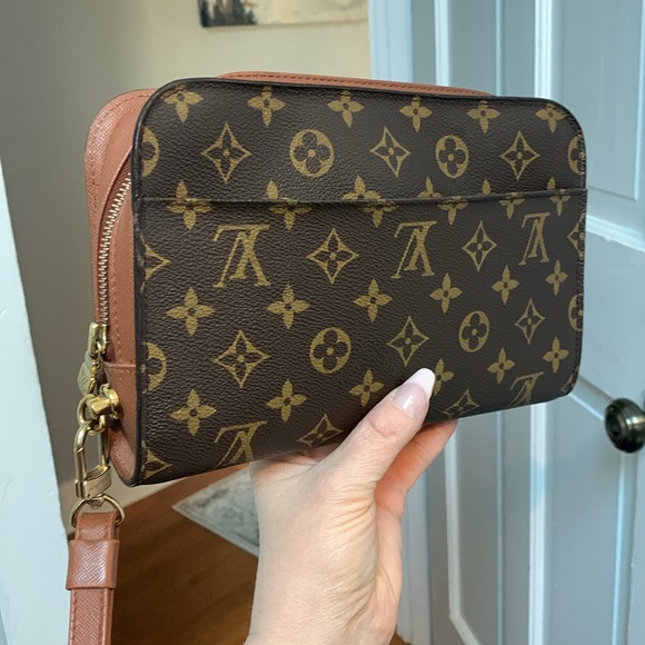 ❌SOLD❌1996 authentic Louis Vuitton Orsay clutch large wristlet - Picture 6 of 17